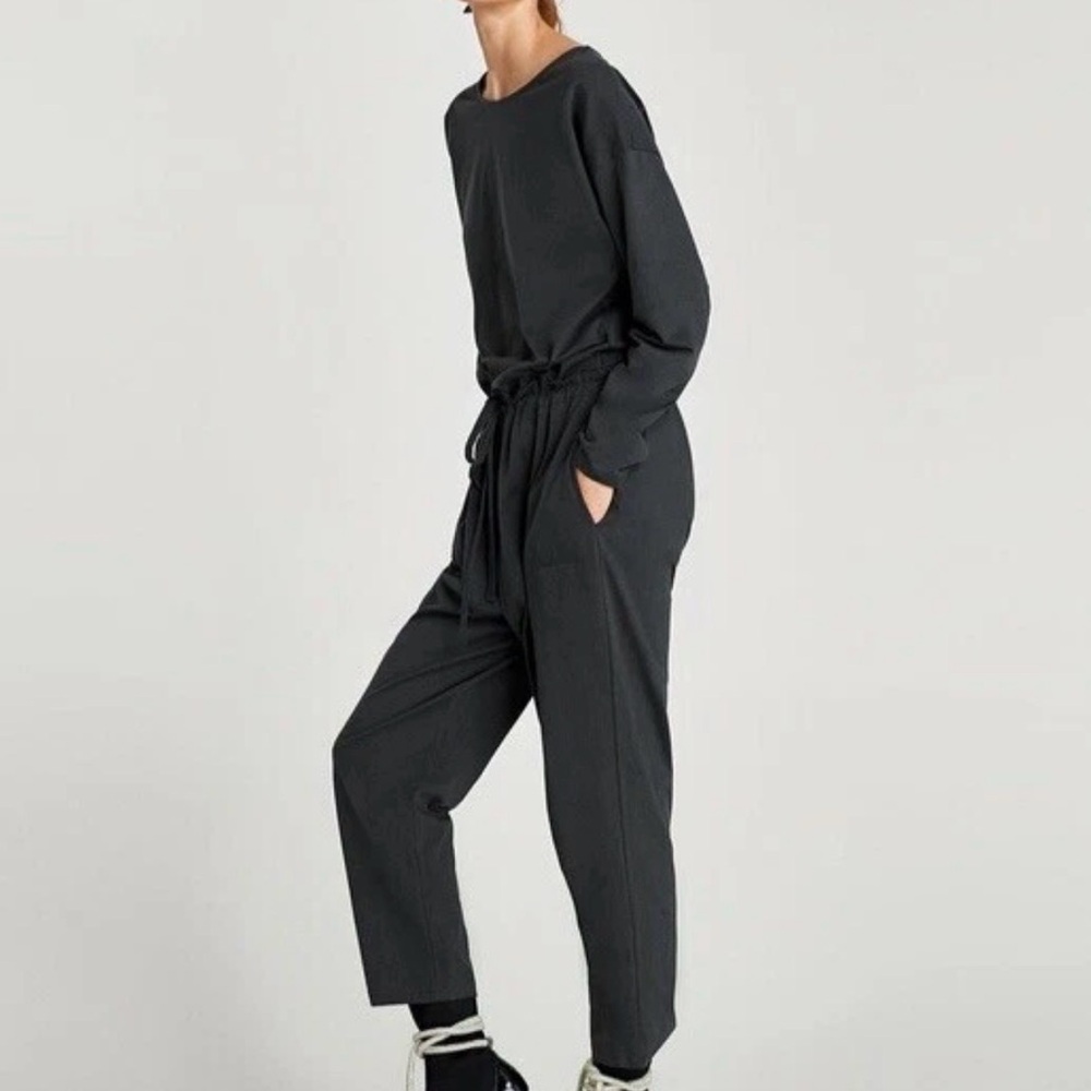 Zara Charcoal Jumpsuit
